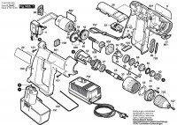 Bosch 0 603 932 842 PSR 9,6 VES-2 Diy-Drill-Driver 9.6 V / GB Spare Parts PSR9,6VES-2